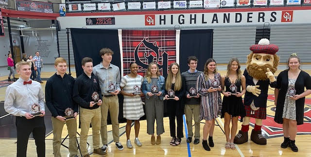 2019-20 Winter Season Highlander Award recipients